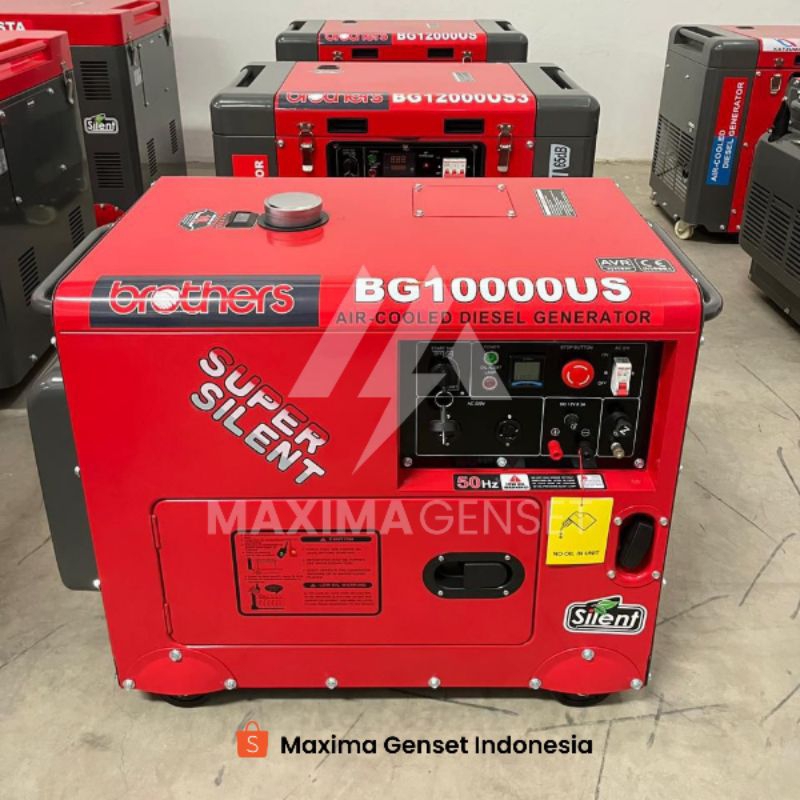 Genset 7 KVA - GENSET SOLAR - GENSET BROTHER - GENSET PORTABLE
