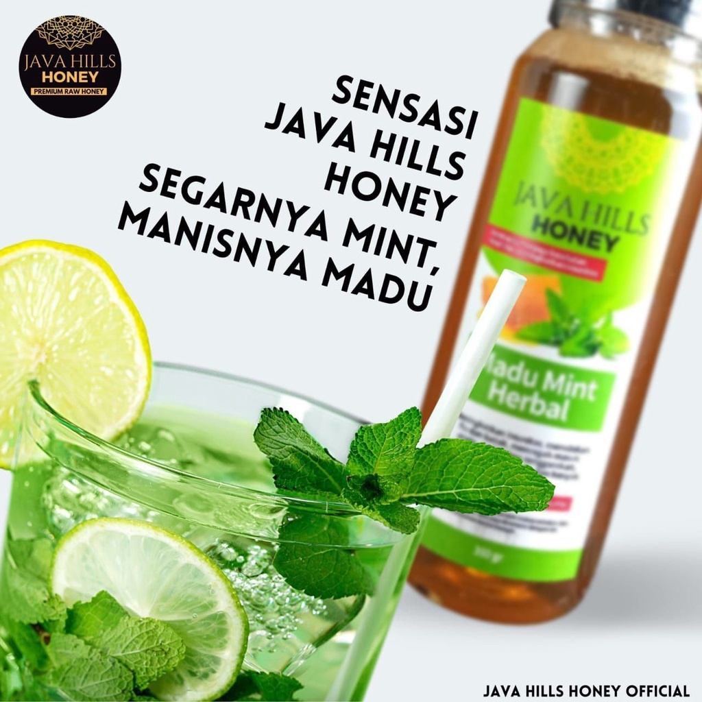 

MADU MINT HERBAL MURNI BY JAVA HILLS HONEY MADU ASLI PREMIUM 320gr