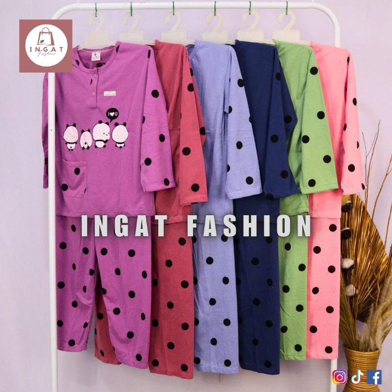 Setelan Remaja Panjang Baju Tidur Remaja/ABG Bahan Kaos-MR13