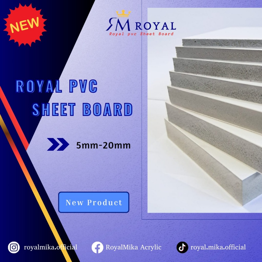 PVC SHEET BOARD POLOS 5MM