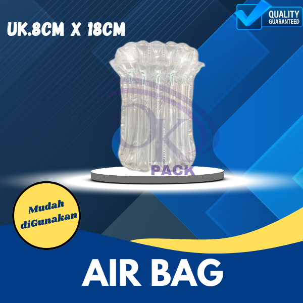 

AIR BUBBLE BAG 8CM X 18CM Cushion Wrap Fo-Air / Bubble Wrap Angin Tebal Roll / Poly Air Bubble