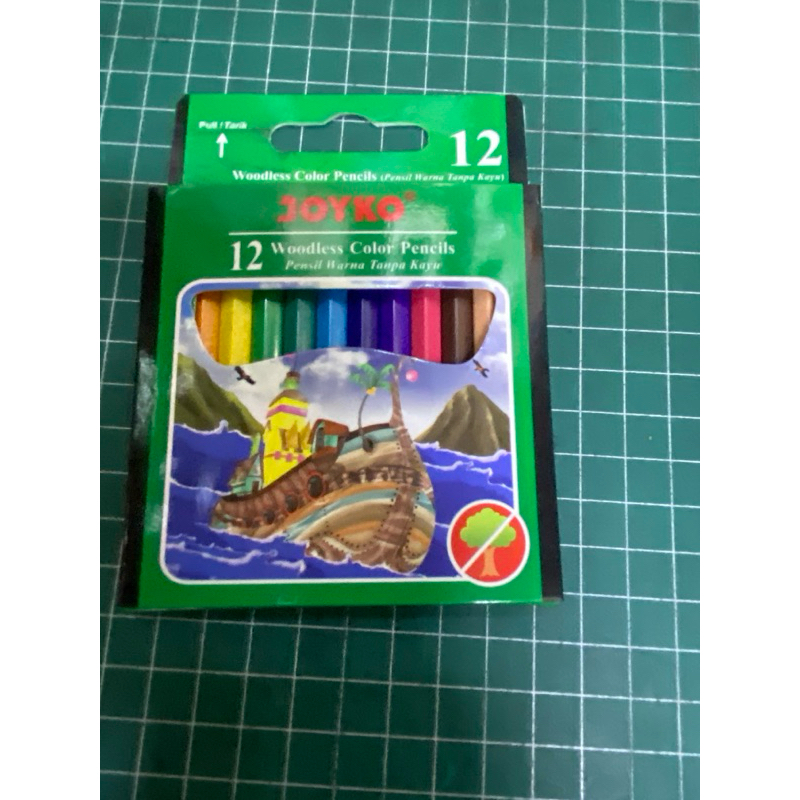 

Pensil Warna Joyko 12 Warna Pendek