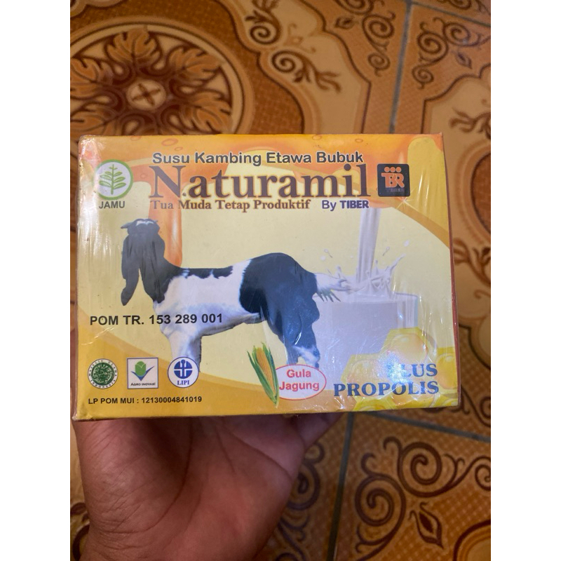 

Naturamil susu kambing etawa bubuk plus propolis