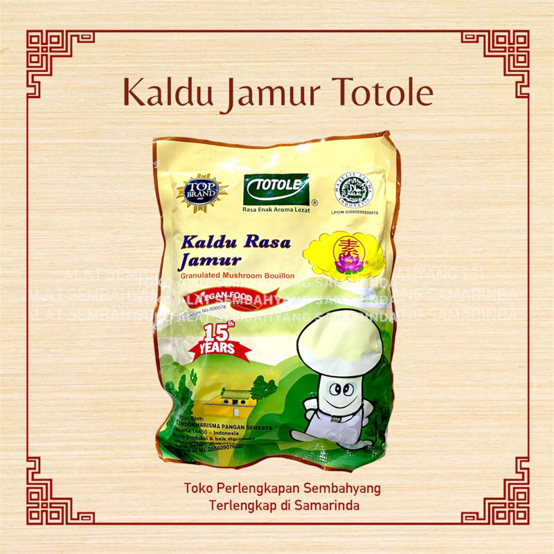 

Kaldu Jamur Totole Halal Vegan Vegetarian