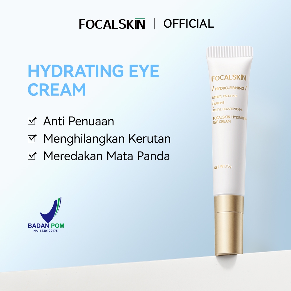 FOCALSKIN  Moisturizer Brightening Eye Serum 15g Eye Treatment Eye Cream With Retinol + Caffeine + P