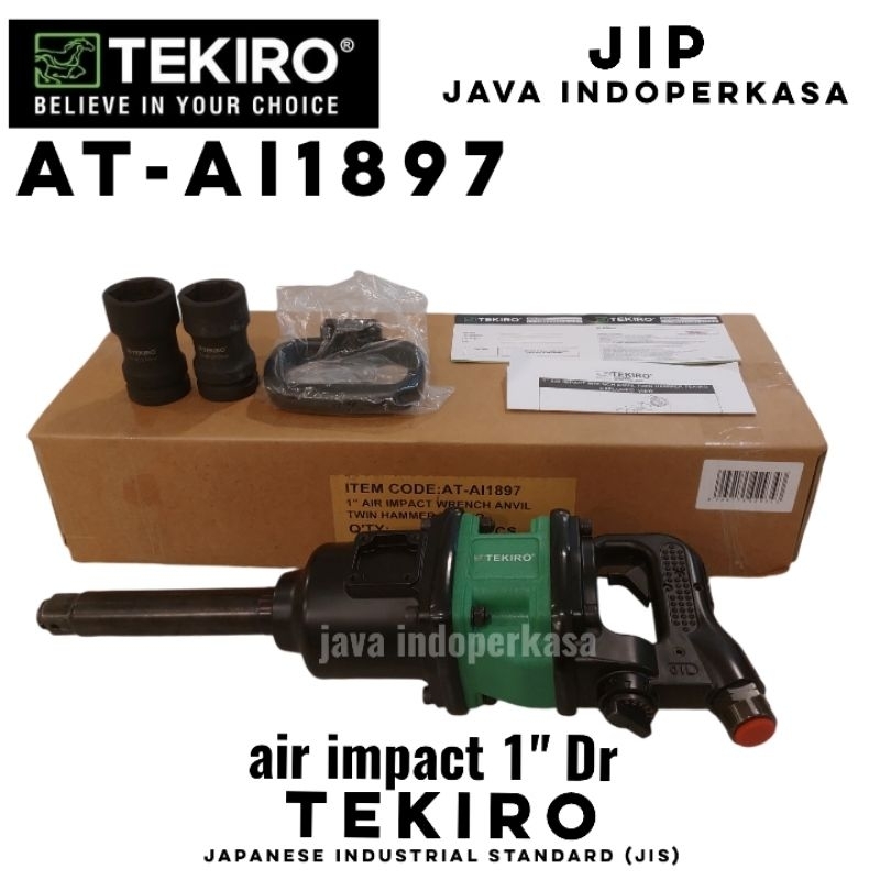 TEKIRO AT-AI1897 air impact 1 inch (1" Dr) alat buka pasang baut / mur tenaga angin kompresor bisa u