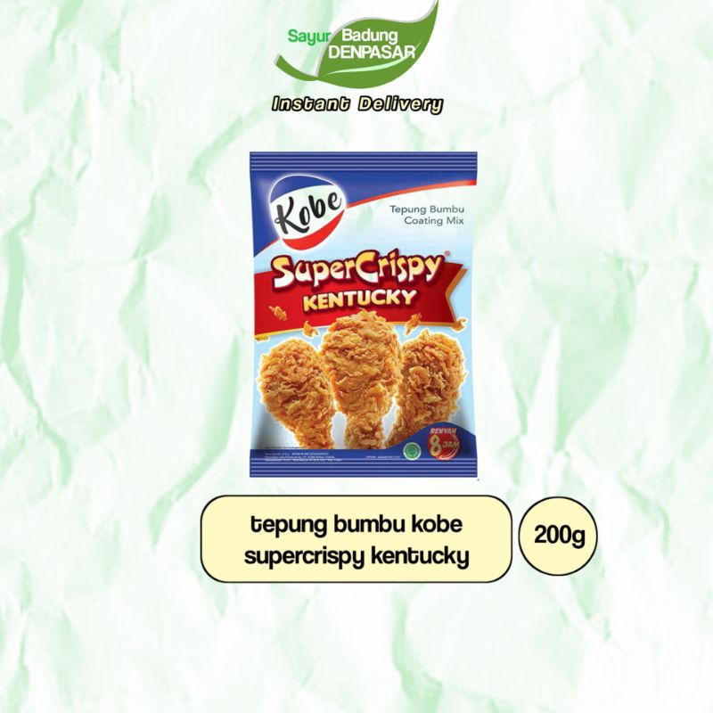 

Tepung Bumbu Kobe SuperCrispy Kentucky 200g - Sayur Badung