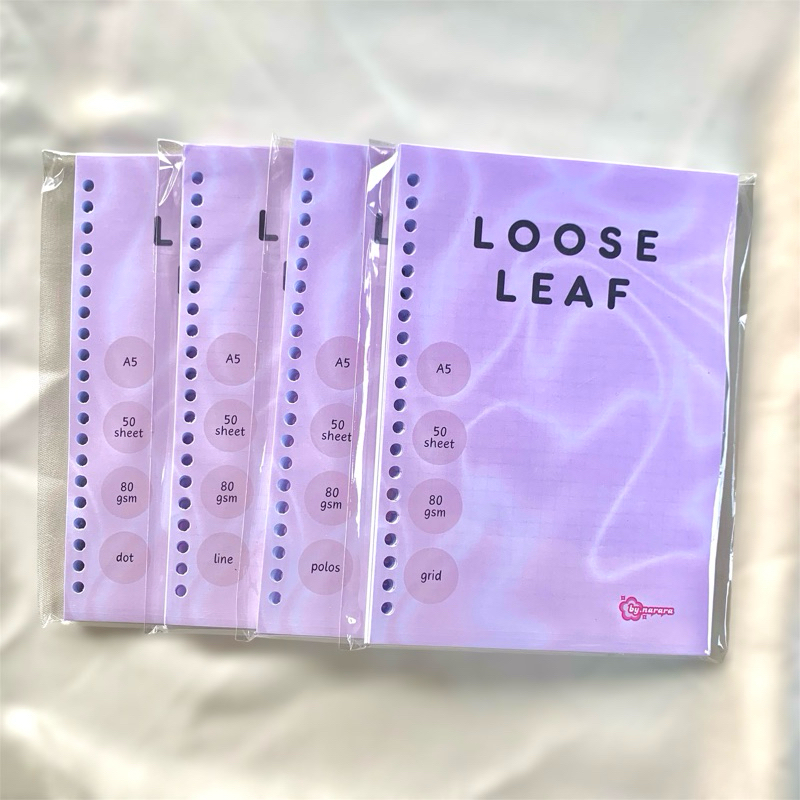 

Loose Leaf A5 80 gsm 50 Lembar / Isi Binder