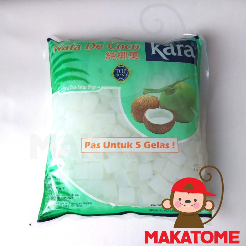 

Kara Nata De Coco 1kg PLAIN Sari Kelapa kotak natadecoco 1000gr 1 kg pouch refill