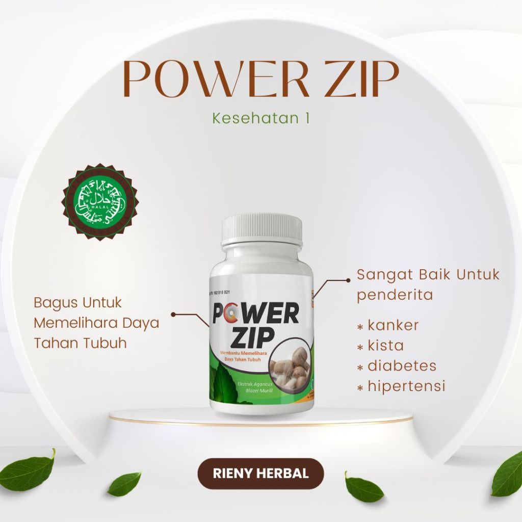 POWERZIP ( POWER ZIP ) 30 KAPLET - RIENY HERBAL