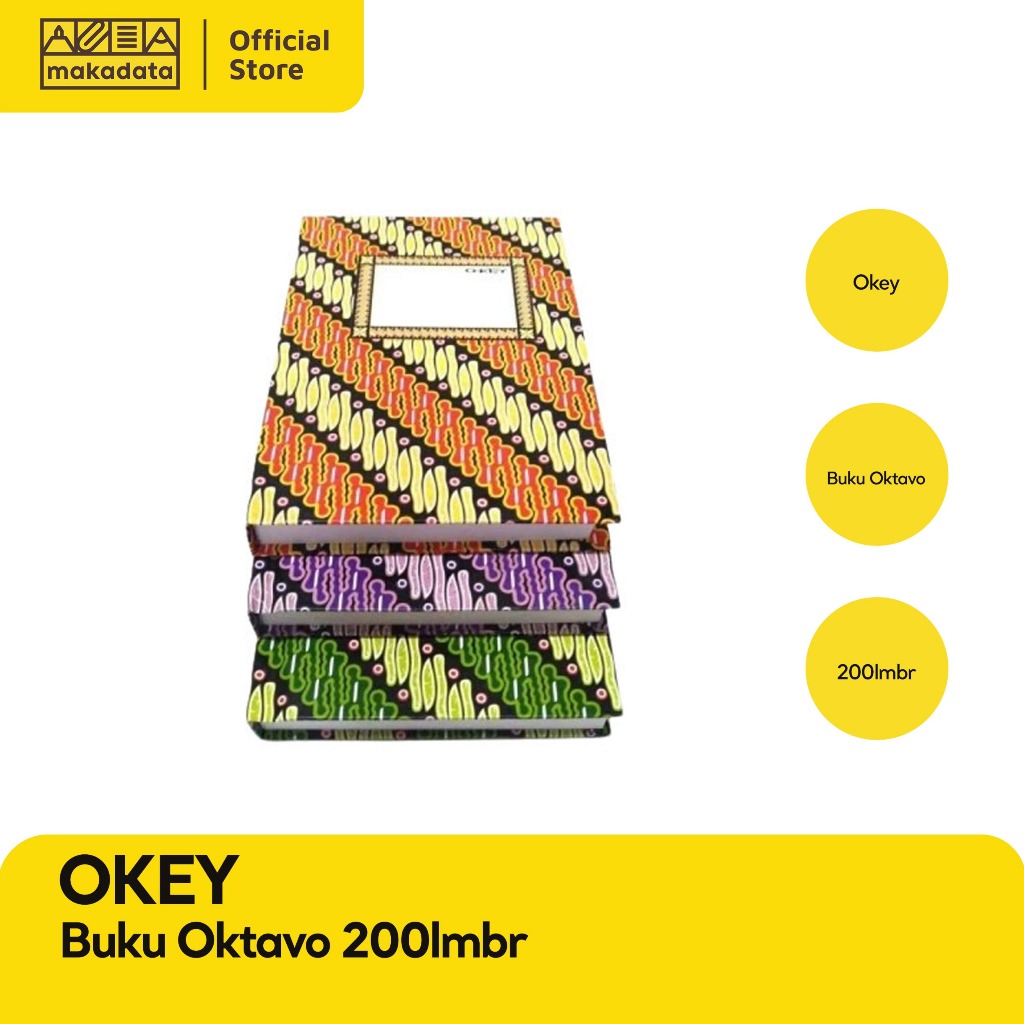 

BUKU TULIS KEUANGAN / HARDCOVER UKURAN OKTAVO ISI 200 LEMBAR OKEY