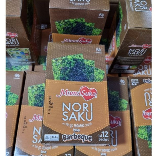 

bGF Mamasuka Nori Saku Rumput Laut Kering 2gr isi 12pcs