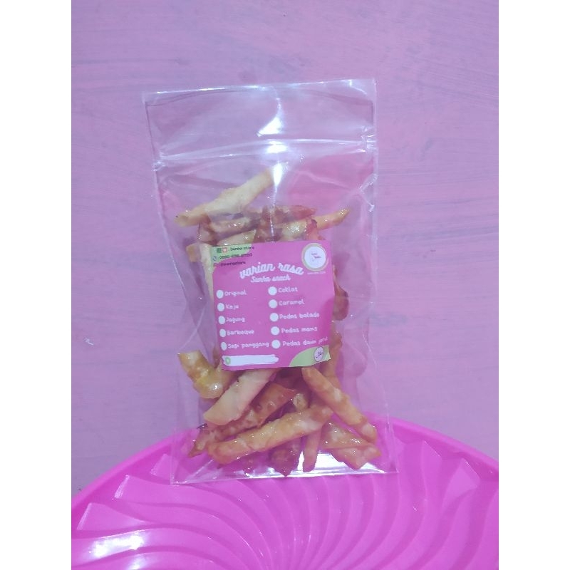 

[6] Pangsit karamel / pangsit caramel / kerupuk pangsit karamel Sunha snack