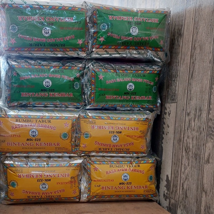 

1 Bal Bumbu Ayam Bawang 250gr / Bumbu Balado Bintang 250gr isi 12 pak