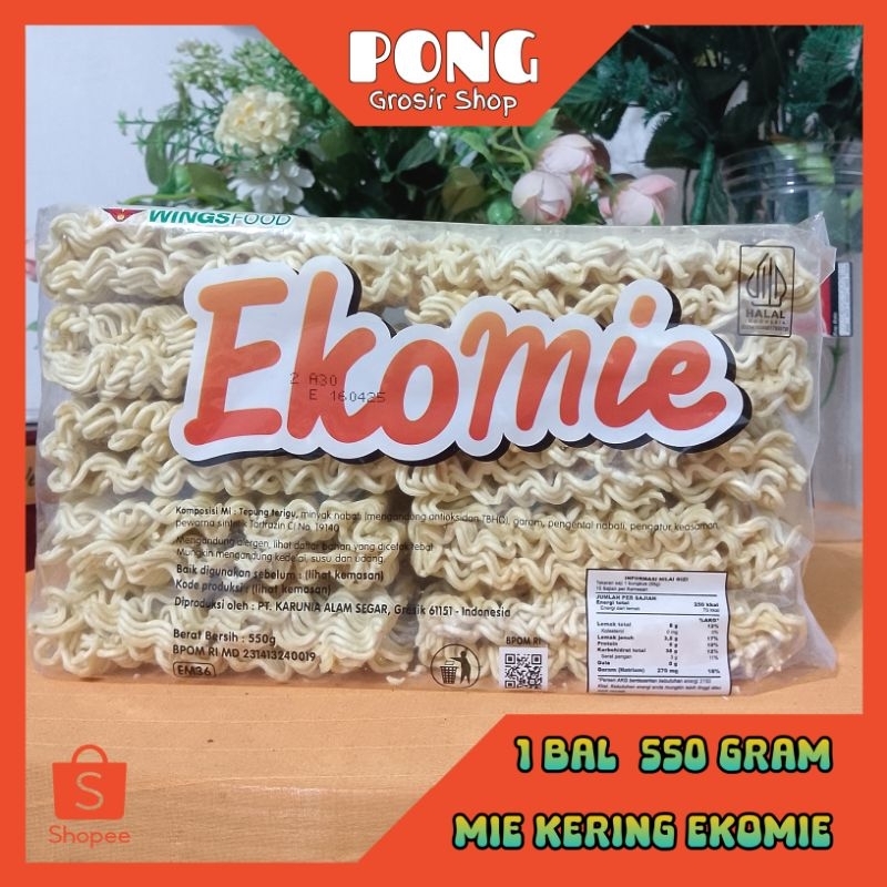 

Ekomie Mie Keriting Kering EKOMIE 550 gram