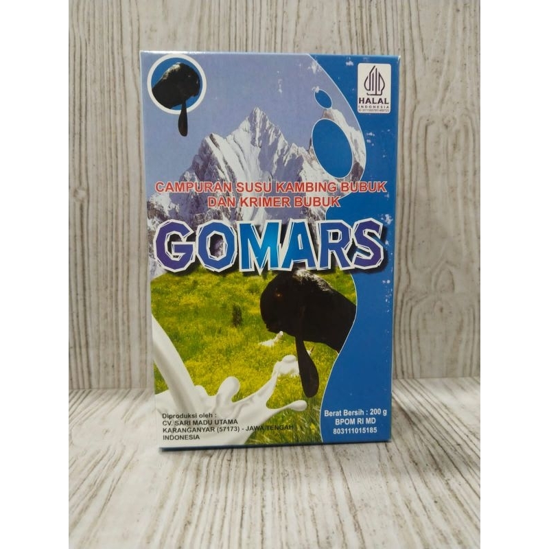 

Susu Gomars 200 gr | Meningkatkan daya tahan tubuh | Mencegah kanker