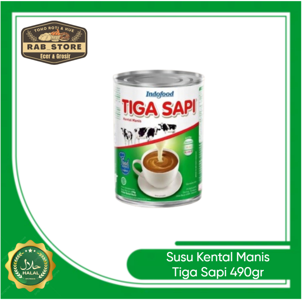 

Susu Kental Manis TIGA SAPI 490 gr