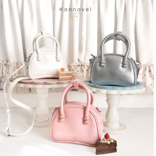 KANNAVEL ECLAT - Delphine Sling Bag / Hand Bag / Tas Wanita Korean style PU
