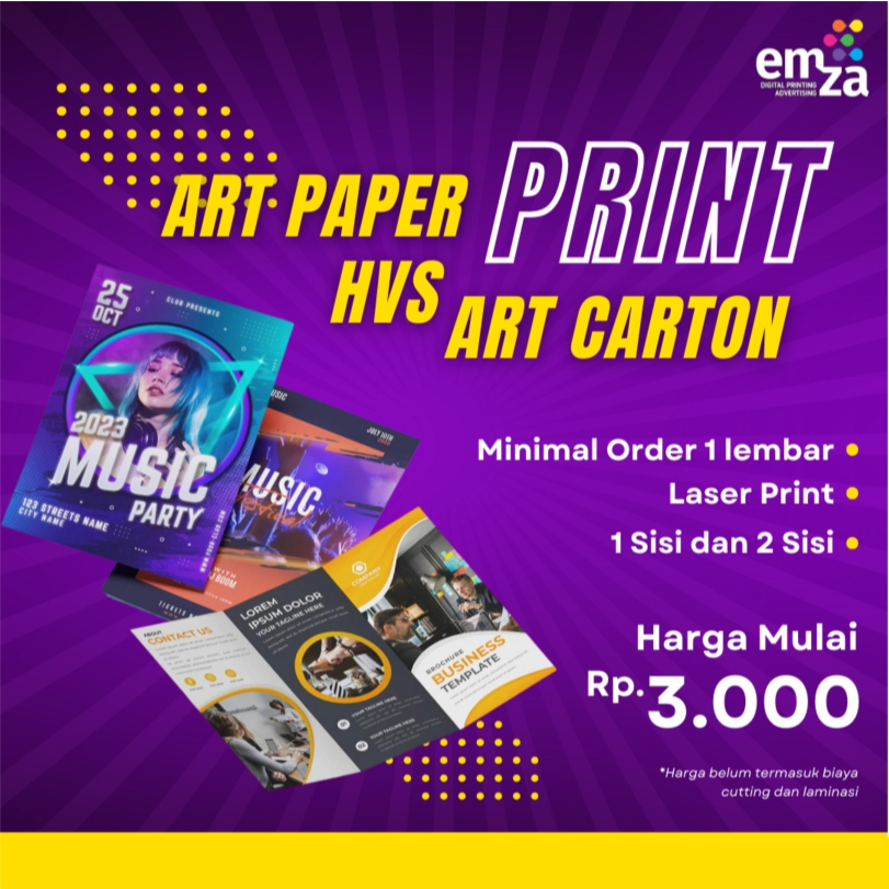 Print Art Paper, Art Cartoon, HVS A3+