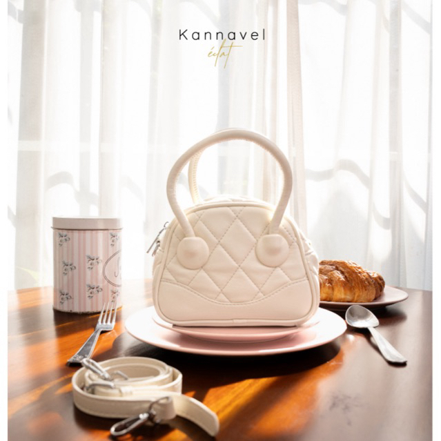 KANNAVEL ECLAT - Marie Mini Sling Bag / Mini Hand Bag / Tas Wanita Korean Style PU