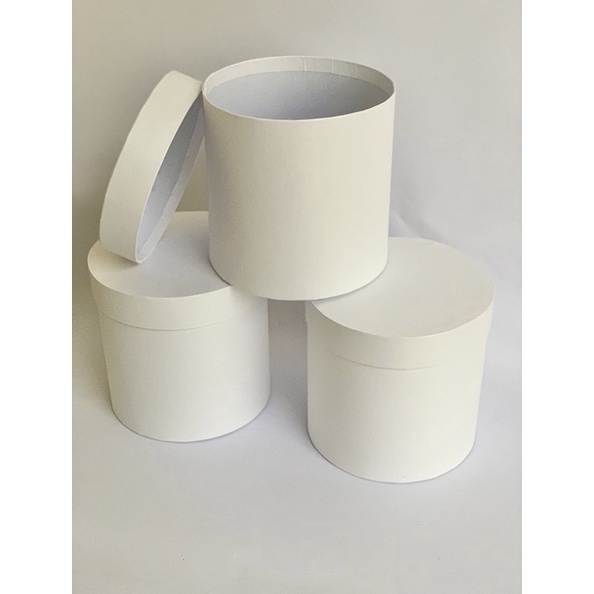 

oom Box Bulat Bunga Gift Box Round Box Tempat Kado Hampers Flst D15 T15