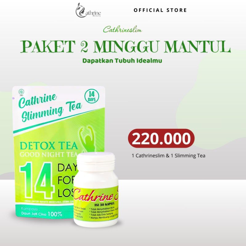 CATHERINE SLIM PAKET 2 MINGGU HEMPASKAN LEMAK