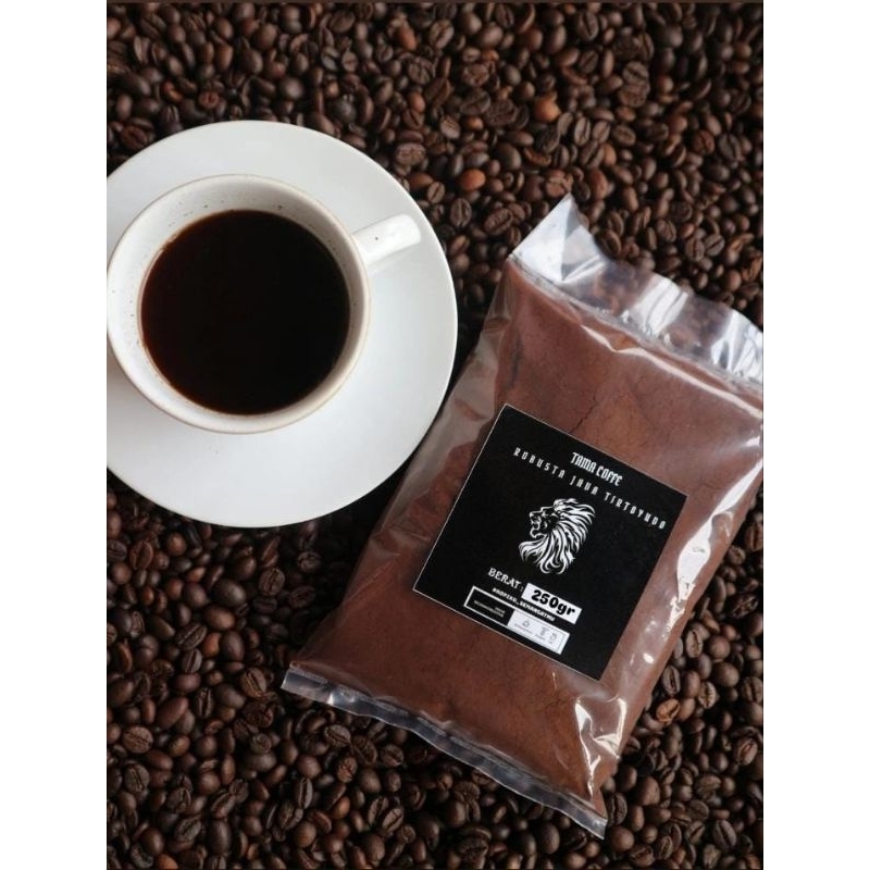 

KOPI BUBUK ROBUSTA DAMPIT TIRTOYUDO 250GR ( KOPI BUBUK / KOPI TUBRUK 250GR )