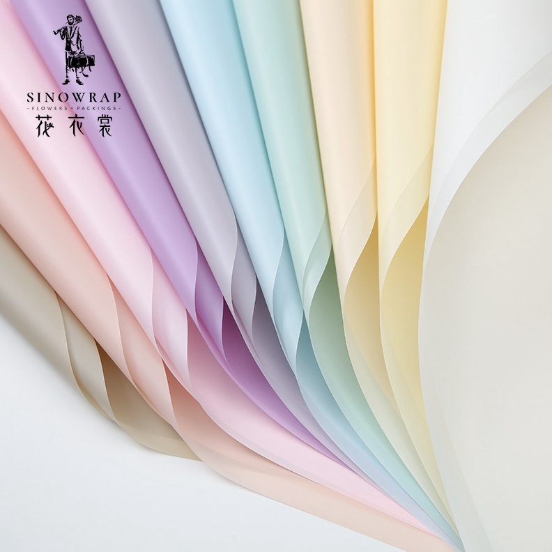 

2 Lembar Flower Wrapg Paper Varian Polos Plain Paper Flst Kes Buket Bunga Varian Polos Korea Cellophane Merek Sinowrap Grade A
