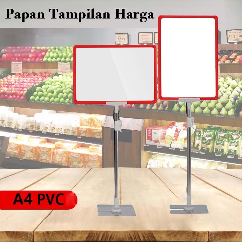 Frame Standing A4 Frame Display Promosi Frame Promo Telescopic Standing Sign Frame