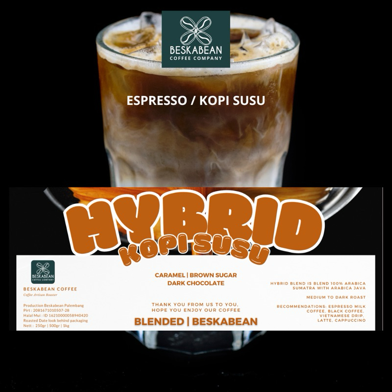 

1kg Biji Kopi Espresso Blend Es Kopi susu arabica 100%