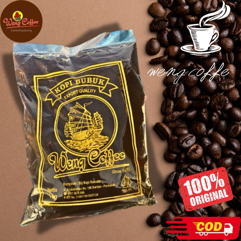 

kopi weng bubuk asli kalimanatan, khas pontianak
