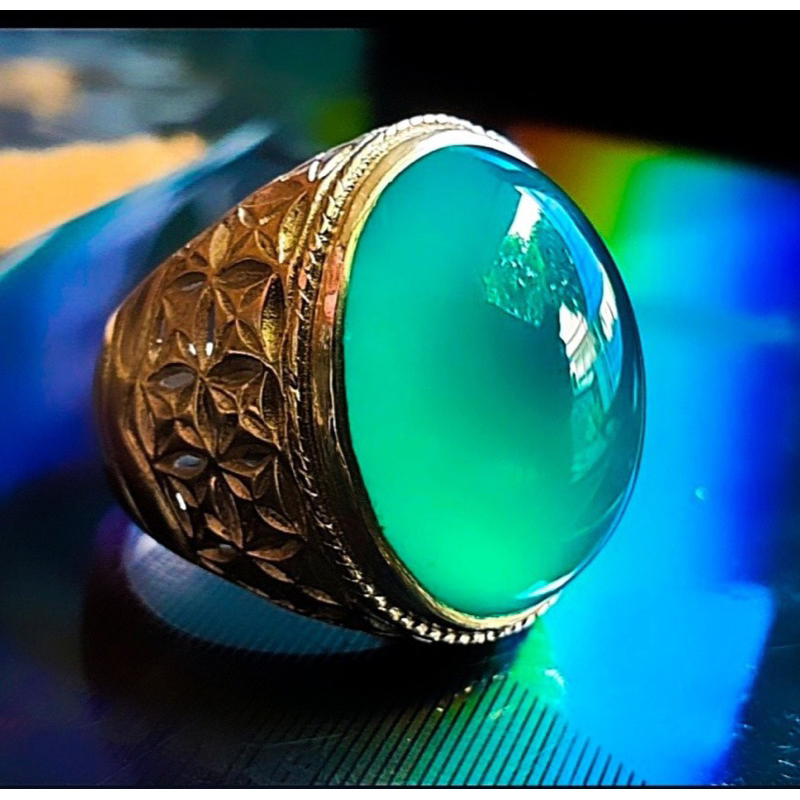 CINCIN BACAN GULAU GIWANG KRISTAL, BATU BACAN