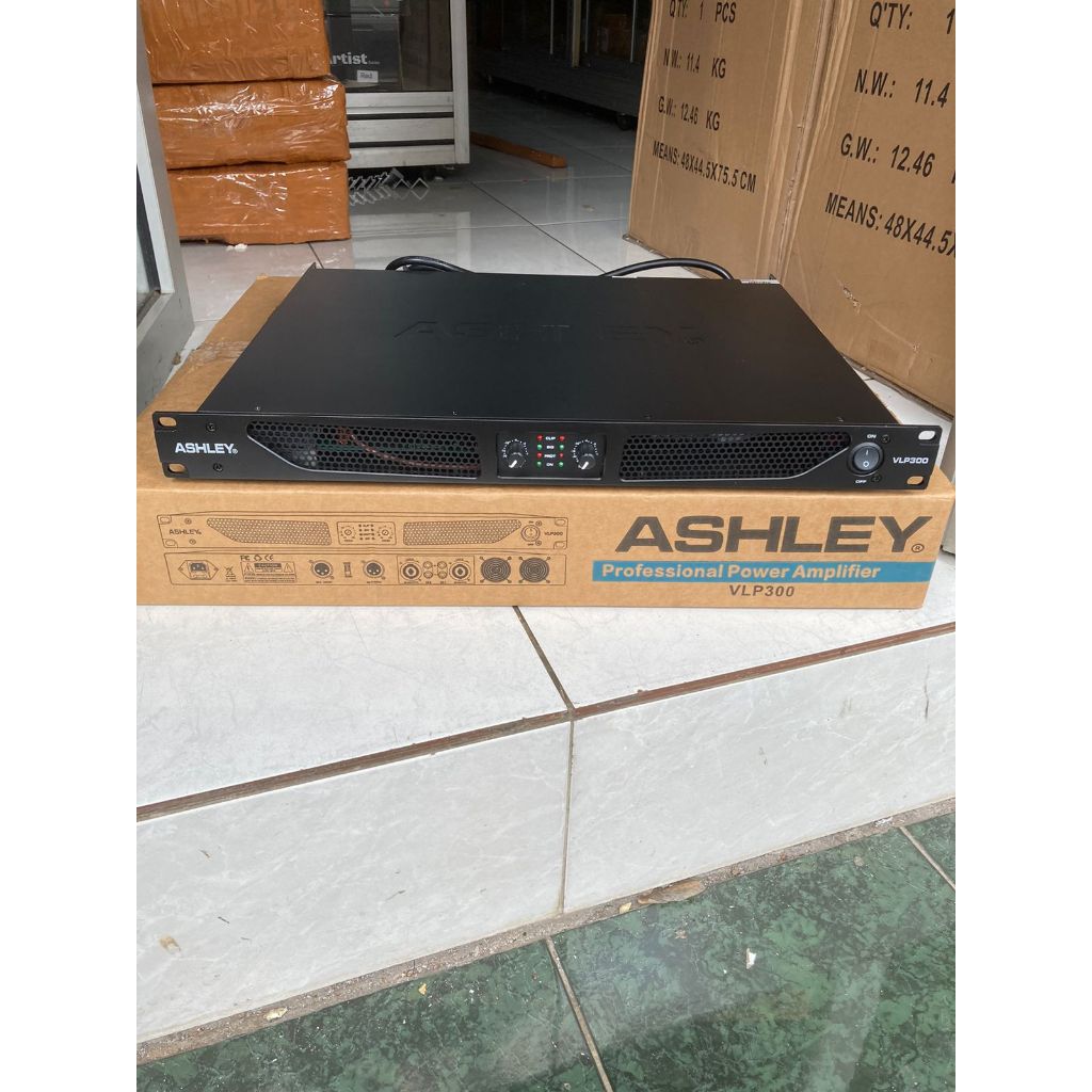 POWER AMPLIFIER ASHLEY VLP300/VLP 300 ORIGINAL power ashley vlp300 class AB original power vlp300 as
