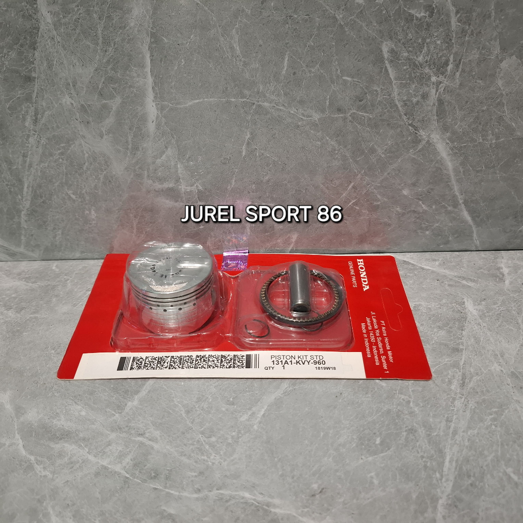 PISTON KIT RING SEHER BEAT  KARBU KVY OS STD