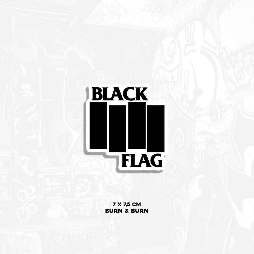 

Black Flag - Sticker Band | Rock | Metal | Stiker Helm | Stiker Vinyl Stiker Variasi