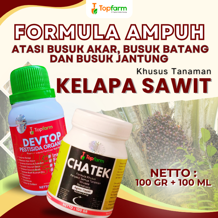 Pestisida Topfarm / Obat Hama Bibit Sawit / Obat Pembasmi Hama Kelapa Sawit / Obat Hama Sawit Mati P