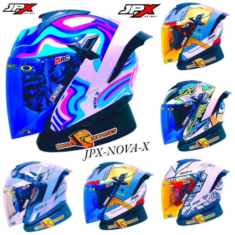 Helm JPX Nova x n5 paket ganteng