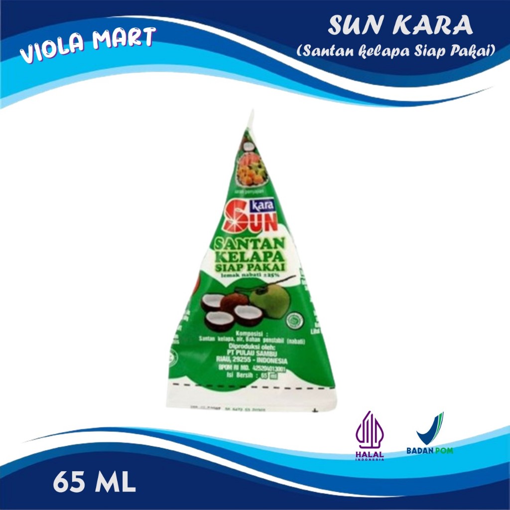 

Santan Kelapa Cair SUN KARA 65ml - Santan Kelapa ASLI BEST SELLER
