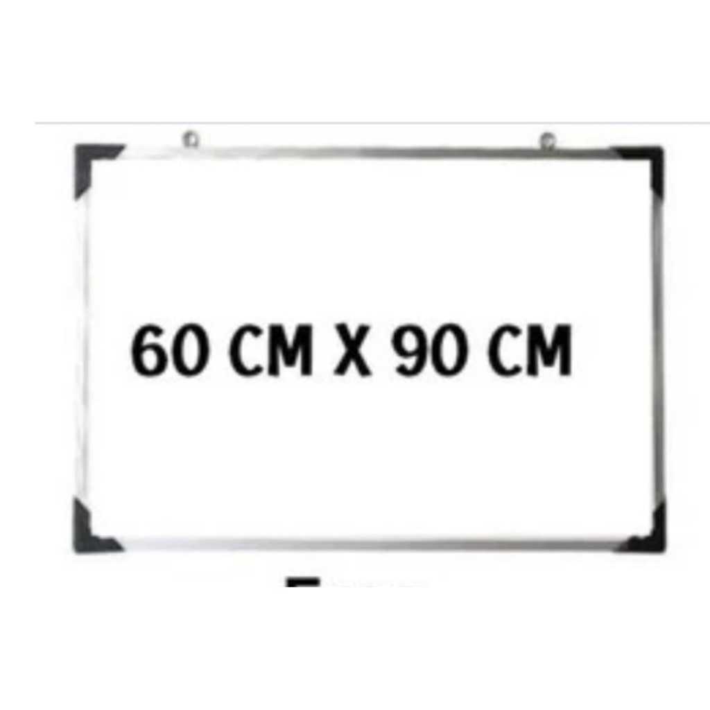 

Papan Tulis/White Board Gantung ukuran 60 x 90cm Murah