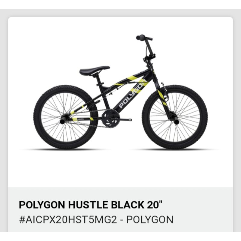 sepeda anak BMX 20"Polygon hustle 20 5-12th