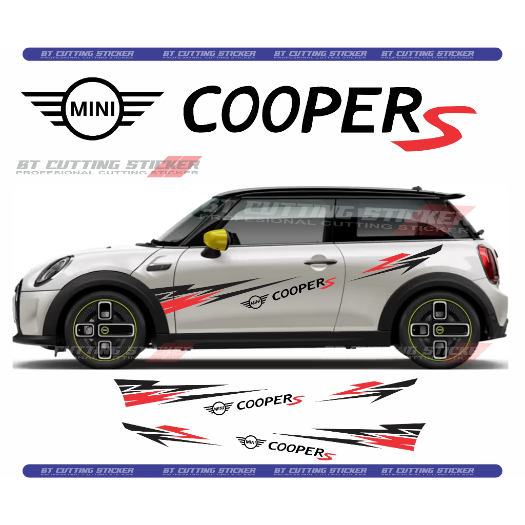 MN3 Sticker mobil mini cooper stiker variasi mobil mini cooper stiker mini cooper