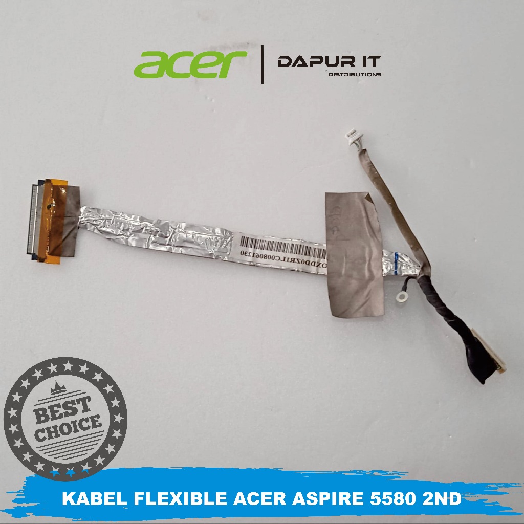 Kabel Flexible Lcd Laptop Acer 5580 Original 2nd
