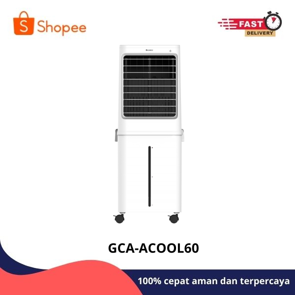 GREE GCA-ACOOL60 Air Cooler Tower Fan 60 Liter Penyejuk Udara with Honeycomb + Pra-filter