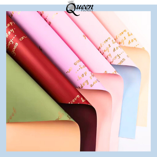 

20 LEMBAR Kertas Buket Bunga Kertas Cellophane Flower Wrapping Hand Bouquet Florist 6025
