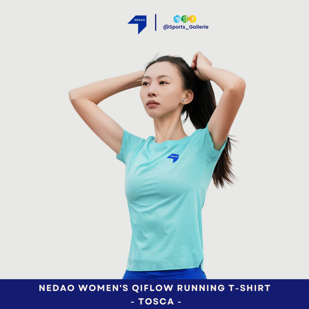 NEDAO Women QiFlow Running Tshirt - Tosca