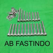 Baut L Stainless SS304   M6 90mm-150mm