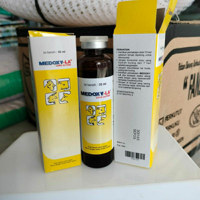 Medoxy LA 50 ml Antibiotik hewan