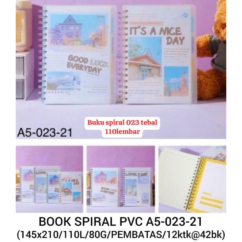 

Buku Spiral PVC A5
