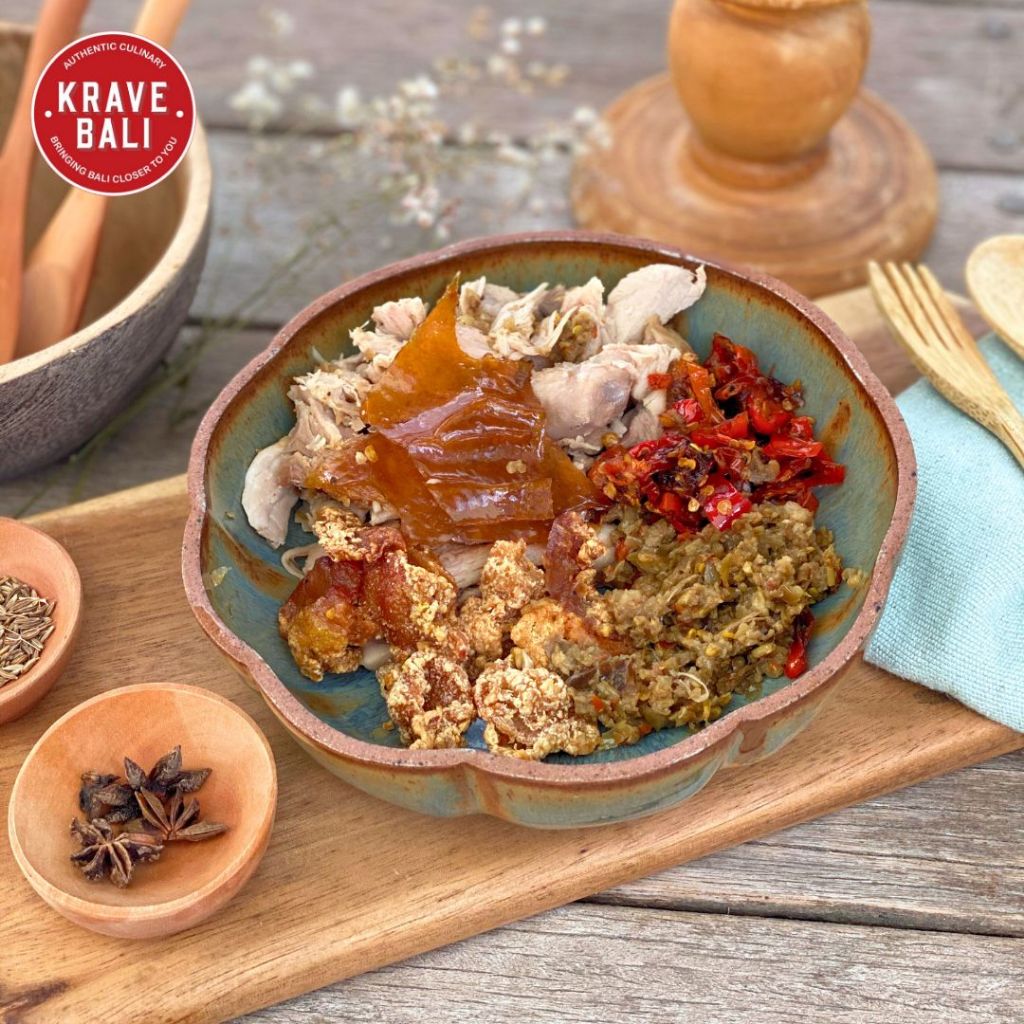 Bigul Pak Dobiel Babi Guling Komplit Dobil 170 Gram - Makanan Khas Bali Asli - Krave Bali