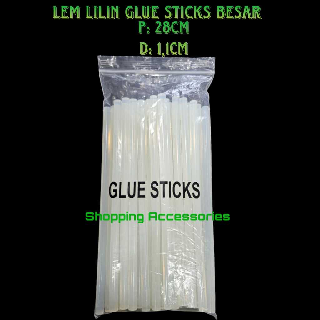 

Glue Sticks/ Glue Serbaguna/ Lem Lilin Tembak/ Glue Gun Refill BESAR -1pcs